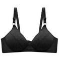 thumbnail image 3 of Aofany Push Up Bras for Women Plus Size Printing Wirefree Everyday Bralette Underwear, 36C-42C, 3 of 3