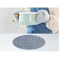 thumbnail image 5 of Unique Bargains Kitchen Placemats Washable Table Mat Wipeable Placemats Blue 13x13in, 5 of 7