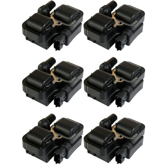 Pack of 6 Ignition Coils Compatible with Mercedes-benz Chrysler Crossfire L6 V6 V8 Replacement for C1444 C1361 UF-359 Fits select: 1998-2005 MERCEDES-BENZ E 320, 2003 MERCEDES-BENZ SL 500R
