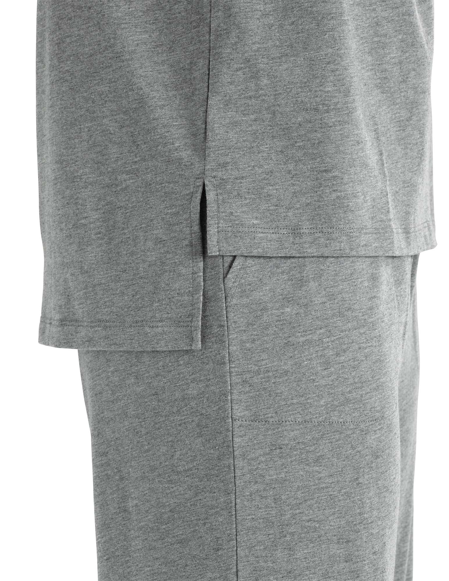 No Nonsense Women's Serene Sleep Long Sleeve Tee Medium Grey Heather XL