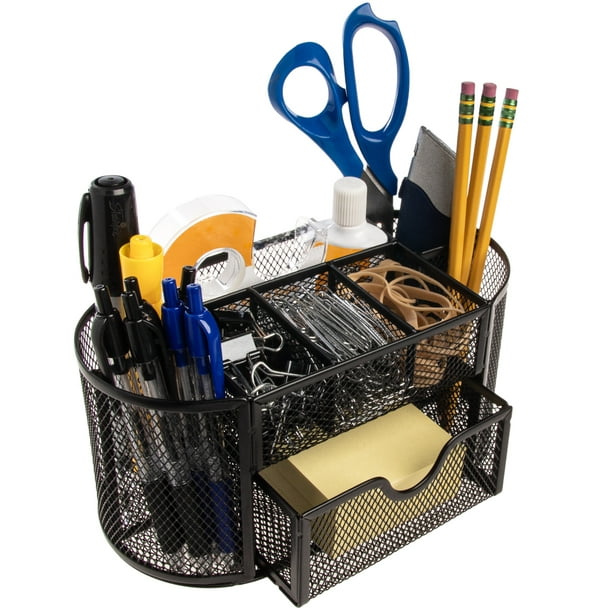 Simply Genius Mesh Desk Organizer Office Supplies Computer With