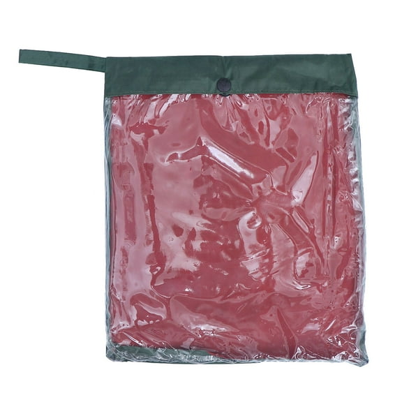 KALLORY 1Pcs Rain Poncho Heavy Duty with Reinforced Snap Fastener for Unisex in Army Green