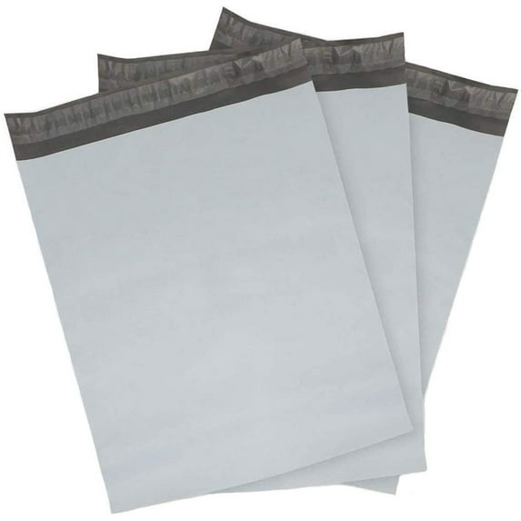 White Poly Mailers Envelopes Shipping Bags Self Sealing 2.5 Mil (10x12 (50 Pieces))