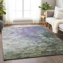 Addison Rugs Chantille Indoor/Outdoor Transitional Abstract Lavender Washable Rectangle Rug, 10' x 14'