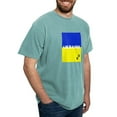 thumbnail image 4 of CafePress - Ukraine Paws T Shirt - Mens Comfort Colors Shirt, 4 of 5