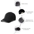 thumbnail image 4 of Gorras para Hombre y Mujer, 2 Piezas Gorra 100% Algodón Ajustable, Gorras de Beisbol Unisexo, Cachuchas para Tenis, Deportiva, Running y Actividades al Aire Libre, 4 of 4