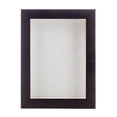 thumbnail image 2 of 9x12 Shadow Box Frame Brown Walnut Wood | With a 3/4" Usable Display Depth | Includes a White Real, 2 of 5