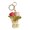11, variant on Knitted Floral Keychain Handmade Crochet Flower Bouquet Key Rings Decoration for Backpacks Bags Charm Vehicles Interiors