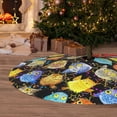 thumbnail image 6 of Yiaed Cartoon Bird Owl Print Christmas Tree Skirt , Tree SkirtsTree Mat for Christmas Winter Holiday Indoor Decorations-36", 6 of 7