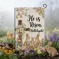 thumbnail image 4 of ddioayh Garden Flag Easter Bunny Egg Printed Outdoor Holiday Decoration Weather Resistant Standard Size For Yard Patio Entryway, 4 of 6