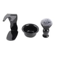 thumbnail image 2 of Herramienta de Afeitar de Barba de Pincel de Afeitar, Juego de Afeitar de Barba de Soporte, Regalo de Cumpeados Negros Duraderos para el Padre Barbero USA Hombres, 2 of 7