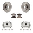 thumbnail image 1 of Transit Auto Front Disc Brake Caliper Rotors and Ceramic Pads Kit for Car Honda Accord KC8-100369T, 1 of 11