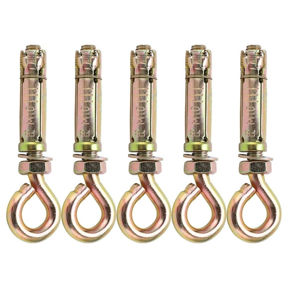 Anchor Expansion Bolts, Expansion Bolts 250kg / 551.2lb Of the Load Bearing Inserted Into the Hole the Wedges Angle for Cement Concrete Material