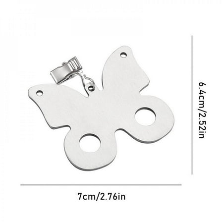 

[Big Sale!!!]4PCS Metal Tablecloth Weights Stainless Steel Table Clip For Outdoor Garden Party Picnic Table Covers