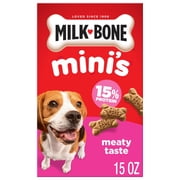 Milk Bone Mini’s Crunchy Mini Dog Treats, 15 oz Box, Original Beef Flavor