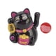 thumbnail image 1 of Chinese Lucky Cat, Lucky Cat Decoration, Waving Arm, Solar Light, Induction Statue, Figurine for Home, Car, Side Sitting Ornaments, Black, 1 of 4