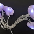 thumbnail image 1 of Guirnalda de luces Led de algodón para decoración del Día de San Valentín, 10/20 Led, corazón de amor, boda, niña, luz rosa, 1 of 4