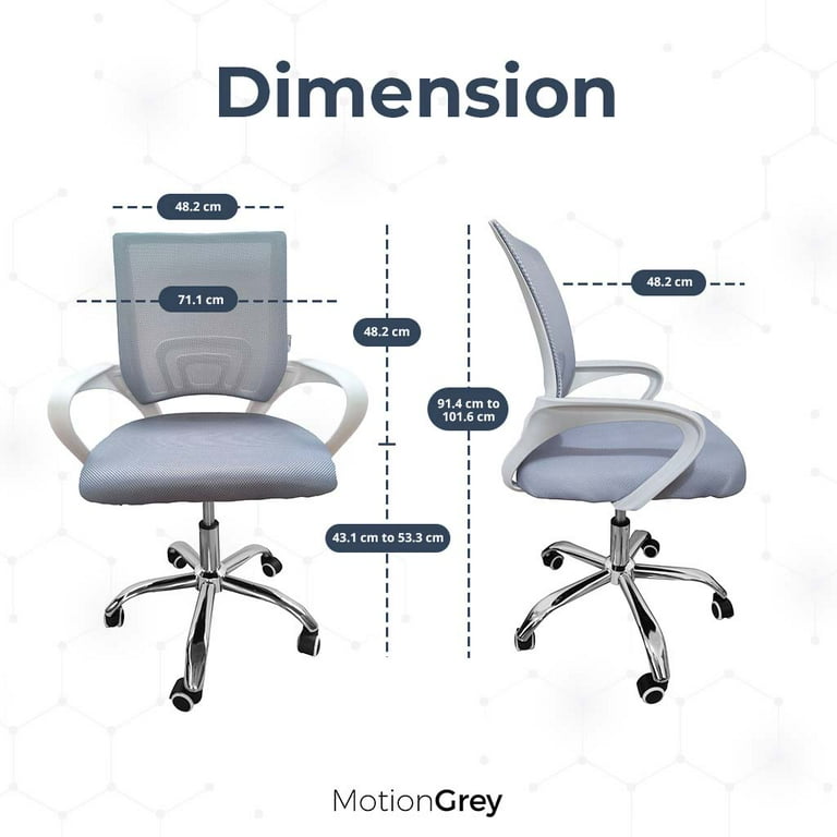 Motiongrey executive ergonomic computer desk office chair with mesh back discount