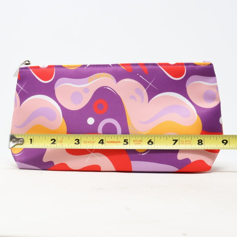 Clinique Purple Multi Color Cosmetic Bag New