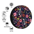 thumbnail image 5 of Balery Dancing Skeletons Floral Gardentire Cover Waterproof Dust-Proof, Universal Spare Wheel Tire Cover For Trailer, Rv, Suv Truck And Vehicle Camper Accessories-16 Inch, 5 of 9