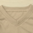 thumbnail image 7 of Waffleknit T Shirts for Men Short Sleeve V Neck Tees Tops Mens Casual Solid Color Pullover Breathable Basic Loungewear Athletic Workout Tshirts Shirt, 7 of 7