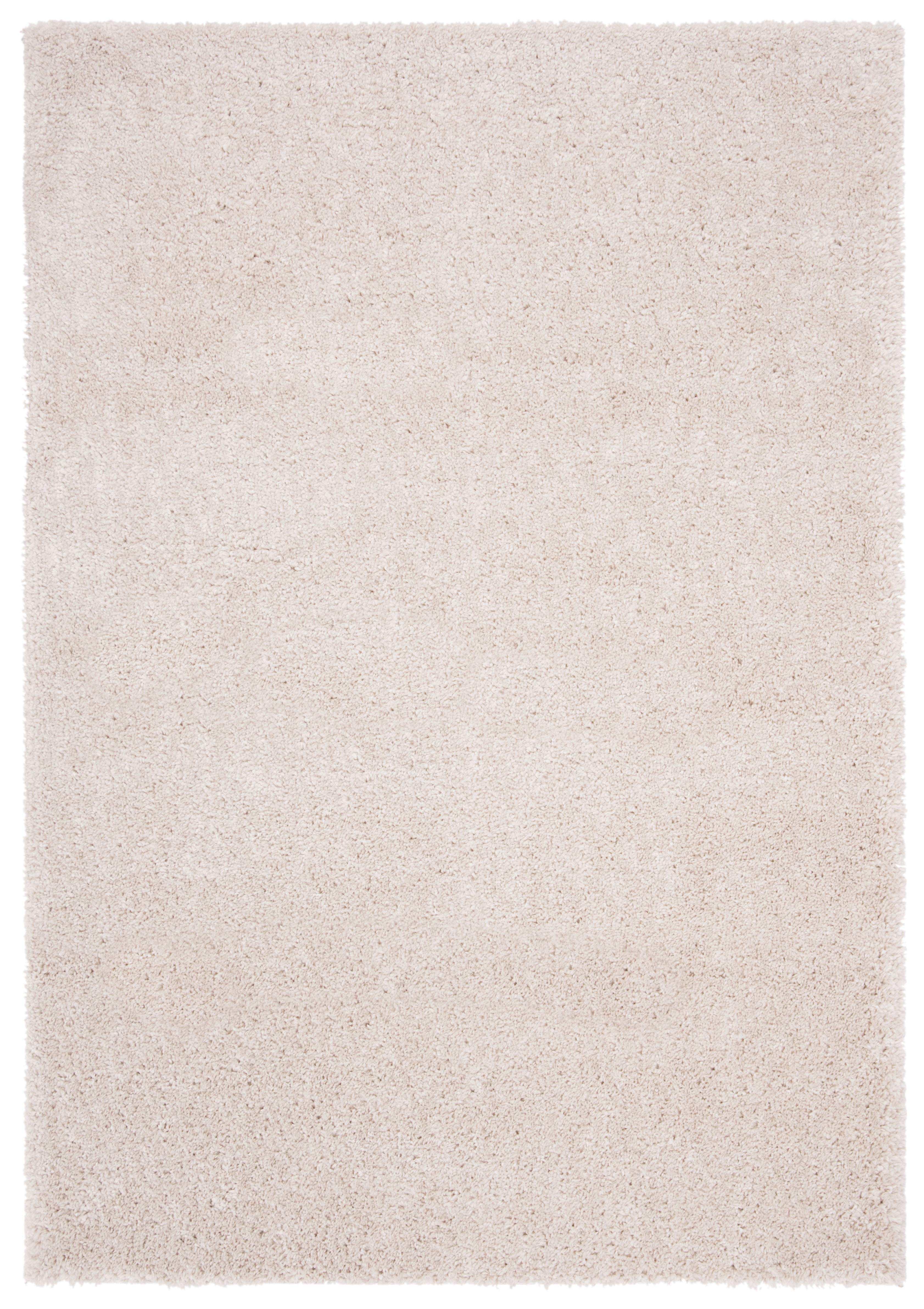 Safavieh August Carlene Solid Plush Shag Area Rug, Beige, 6' x 8'