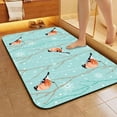 thumbnail image 5 of 1pc Winter Birds Bathroom Rug Bathroom Decor and Accessories- Durable,Anti Slip,And Quick Drying,Suitable For Indoor/outdoor Use - Perfect For Bathrooms,Bedrooms,Kitchens, 5 of 9