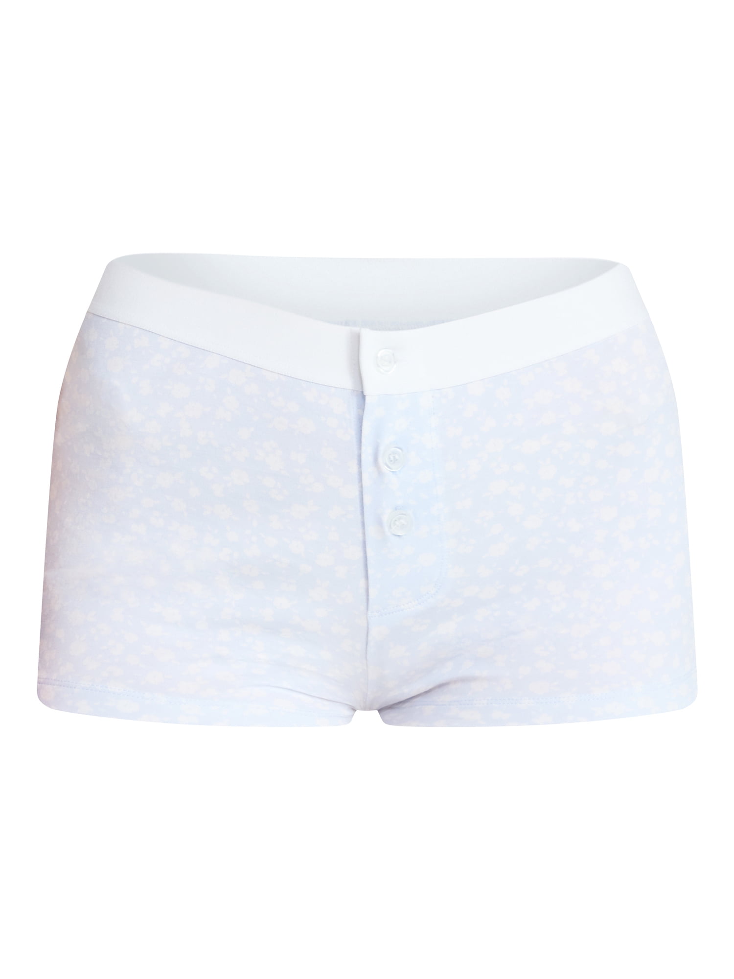 No Boundaries Women's Cotton Jersey Boyshort Panties, Sizes XS-XXXL