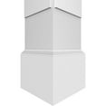 thumbnail image 5 of Ekena Millwork 12"W x 9'H Craftsman Classic Square Non-Tapered San Juan Capistrano Fretwork Column w/ Mission Capital & Mission Base, 5 of 8
