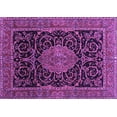 thumbnail image 1 of Ahgly Company Indoor Rectangle Medallion Purple Traditional Area Rugs, 2' x 3', 1 of 4