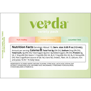 Cirkul Verda Flavor Cartridge Variety Pack, 6-Pack (2 Orange Pineapple, 2 Fruit Medley, 2 Cucumber Lime)