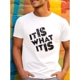 thumbnail image 1 of Casual Fashion T-shirt For Men, Graphic Print Short Sleeve Tees Tops, Men's Clothing, Short sleeves, Round Neck Tees, 1 of 7
