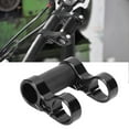 thumbnail image 5 of Foldable Bike Dual Stem Attachment, Black Aluminum Alloy Hollow Bike Handlebar Upgrade Estrela, 5 of 8