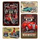 thumbnail image 1 of 4 Uds. 66 Placa Metal Vintage para Coche Pintura Hierro Rectangular Kit El 20x30cm, 1 of 9