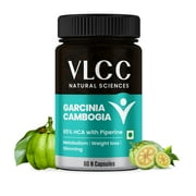 VLCC Natural Science Garcinia Cambogia - 100% Ayurvedic Weight Loss supplement with 65% HCA - 60 Capsule