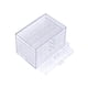 thumbnail image 2 of Caja de almacenamiento transparente, vitrina apilable, decoración, herramientas de manicura impermeables 5 Neumático, 2 of 9