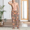 thumbnail image 2 of Disketp Cute Little Fox Men's Pajama Pants - Ultra Soft Fleece Sleep and Lounge Pants (Size: S-XXL)-XX-Large, 2 of 6