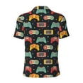 thumbnail image 4 of Rocae Retro Video Game for Men's Short Sleeve Polo Shirt, Quick Drying Performance Moisture Wicking Sports Men's Golf Shirt 3X-Large, 4 of 9