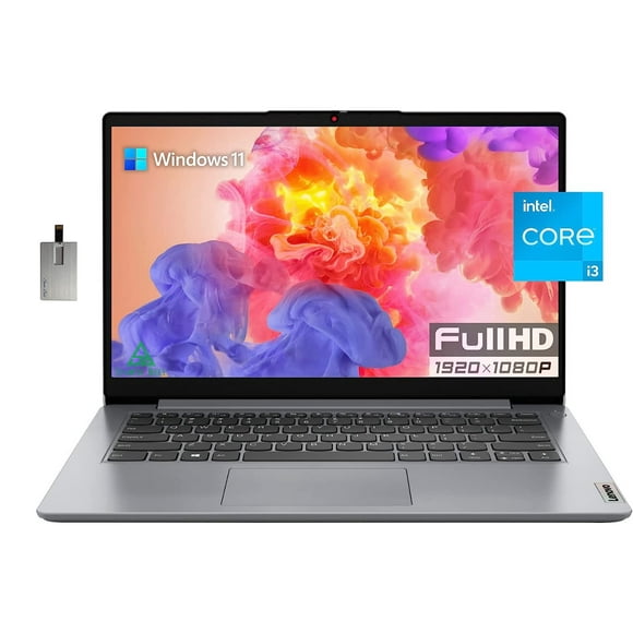 Lenovo 2022 IdeaPad 3i 14" FHD Business and Student Essential Laptop, Intel 11th Gen i3-1115G4, 20GB RAM, 1TB PCIe SSD, Intel UHD Graphics, WiFi 6, Platinum Grey, Win 11, 32GB Snowbell USB Card