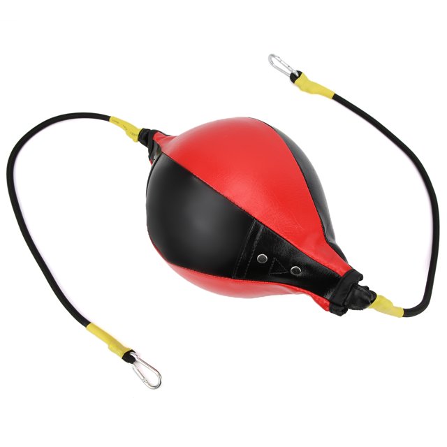Pelota de boxeo colgante, respuesta de lucha, elasticidad, pelota de entrenamiento deportivo, equipo de ejercicio, negro y rojo YUNYI BRAND Deportes