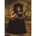 thumbnail image 2 of Babette 15x18 White Modern Wood Framed Museum Art Print Titled - Bal Du Mask 1, 2 of 4
