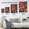 thumbnail image 4 of Abstract Latino Pop Festival Dance Music South America Colourful Bright Bold Painting Rhythm Body Energy Theatre Arts Artwork Art Print Framed Poster Wall Decor 12x16 inch, 4 of 5