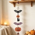 thumbnail image 4 of Cute Halloween Garden Cascade DIY Crochet Hanging Decoration Kit, 3D Soft Boho Dreamcatcher DIY Set for Beginners Adults Friendly with Wooden Beads and Tassel Decor for Home Wall Window Room Gift, 4 of 6
