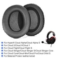 thumbnail image 3 of Almohadillas de repuesto para auriculares piezas de almohadillas para Kingston HyperX Cloud 2 color negro, 3 of 3