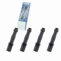 4 pc NGK 58943 Ignition Coil Boots for 146042 175-1035 35-7028 36-2046 671-6269 702465 SPB135 SPP71 SPP71E Direct Spark Plug Wire
