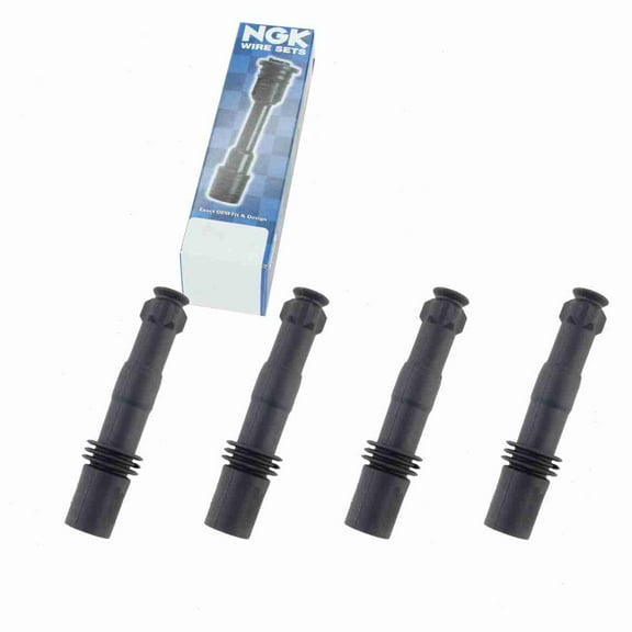 4 pc NGK 58943 Ignition Coil Boots for 146042 175-1035 35-7028 36-2046 671-6269 702465 SPB135 SPP71 SPP71E Direct Spark Plug Wire