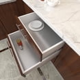 thumbnail image 6 of Bexikou Stainless Steel Contact Paper, 15.75 x 78.7 Inch Metallic Self Adhesive Removable Wallpaper, Waterproof Cabinet Liner Vinyl for Kitchen Countertop Cabinet Furniture Decor, 6 of 7