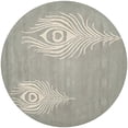thumbnail image 2 of Safavieh Soho Grey Contemporary Rug - Round 8', 2 of 2