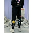 thumbnail image 4 of Niepce Inc Cotton Streetwear Doodle Arts Graphic Jogger Sweatpants (Men's), 4 of 9