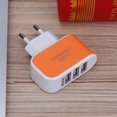 thumbnail image 1 of Cargadores de teléfono móvil LED con enchufe europeo 3USB portátil Carga práctica simple Cargador de viaje multicabezal ABS más rápido JShteea  Nuevo, 1 of 6